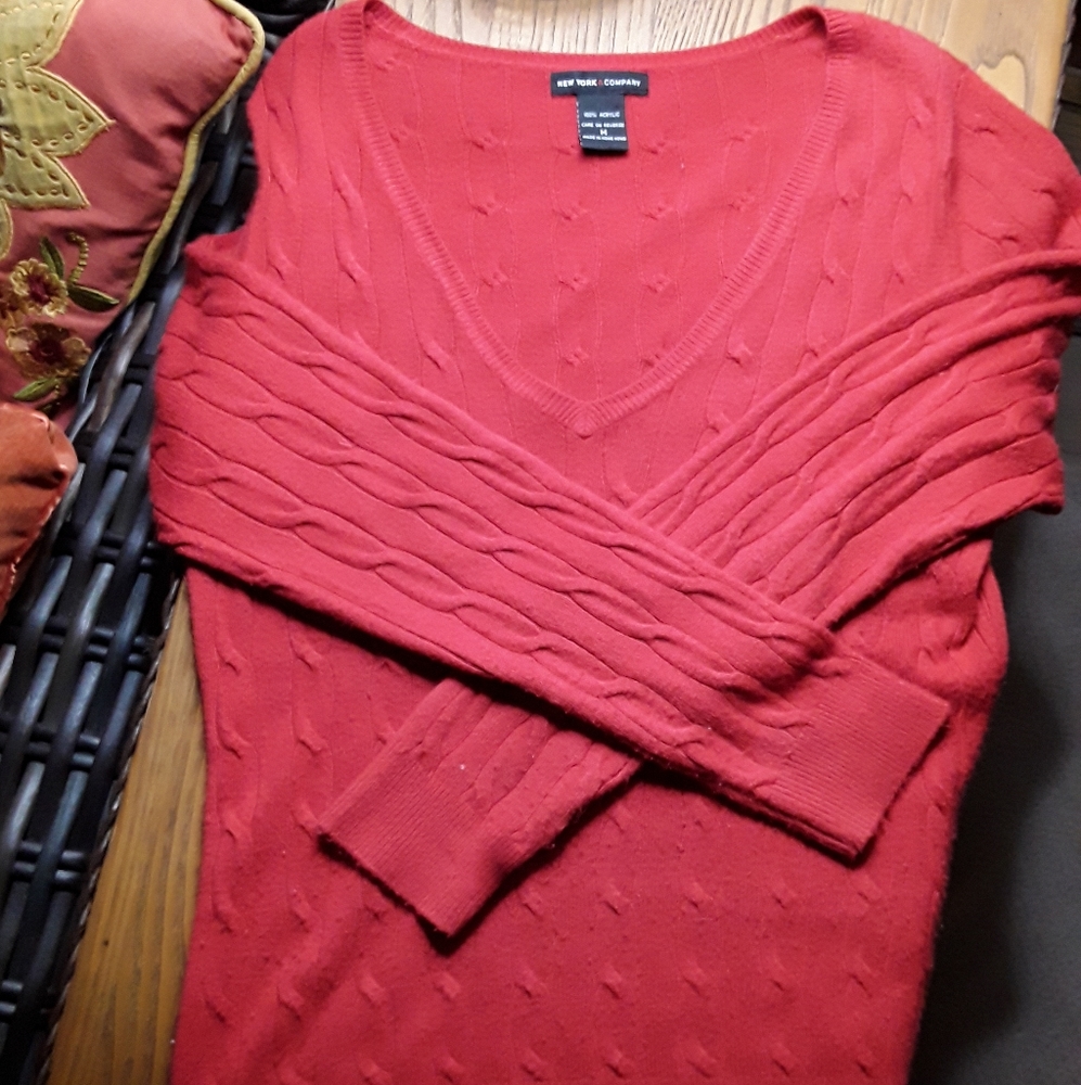 NY&CO V-Neck Sweater 🌹